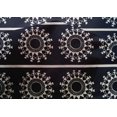 thumbnail image 4 of oneOone Cotton Silk Fabric Stripe & Mandala Block Printed Craft Fabric BTY 42 Inch Wide, 4 of 4