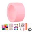 thumbnail image 2 of facefd Bulles Double Face pour Enfants Classe Bricolage Fait Main 1 Rouleau avec Outils Complets Rose, 2 of 9