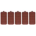 thumbnail image 1 of 5Pcs Waffle Silicone Cake Mold Silicone Chocolate Cookie Fondant Decoration Baking Tools, 1 of 14