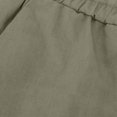 thumbnail image 3 of FNFYFH Clearance Women's Stylish Linen Pants Elastic Waist, 3 of 5
