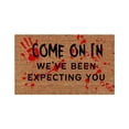 thumbnail image 1 of Halloween Themed Non-Slip Floor Mat For Entry Door Kitchen Bathroom Polyester Absorbent Carpet With Size F BW, 1 of 2