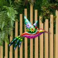 thumbnail image 2 of Metal Hummingbird Wall Art Decor 3D Outdoor Bird Garden Wall Decorations, Iron D, 2 of 8
