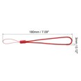 thumbnail image 2 of Unique Bargains 18cm Portable Item Nylon Cord Lanyards Hand Wrist Strap String Red 20 Pack, 2 of 6