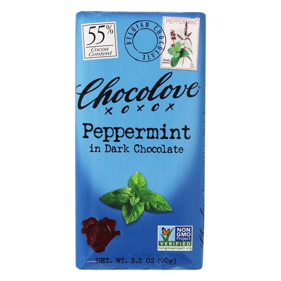 Chocolove - Dark Chocolate Bar Peppermint - 3.2 oz.
