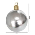 thumbnail image 2 of REZUOFI 3 Pcs Outdoor Christmas Inflatable Ball, Festive Patio Decor, Weather-Resistant, Quick Setup, Holiday Yard & Garden Party Decoration 40cm, 2 of 9