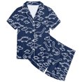 thumbnail image 3 of Ensembles de Pyjama pour Petites Filles, Ensembles de Pyjama à Colorier DIY, Ensemble de Pyjama pour Enfants à Boutons, Tenue d'Intérieur Classique, Pyjamas pour Filles, Taille 8-10 Ans, 3 of 5