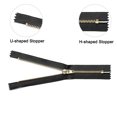 thumbnail image 4 of Unique Bargains Bronze Tone Zipper Slider Retainers, 30 Sets, 4 of 6