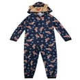 thumbnail image 1 of Christmas Matching Family Loungewear Hoodie Pattern Zipper Romper, 1 of 6