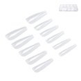 thumbnail image 4 of ANGGREK Curve Nail Tips,500pcs Artificial Long Nail Tips Transparent Fake Nail Extension Tips Wearable Nail Tips, 4 of 8
