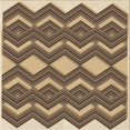 thumbnail image 1 of Ahgly Company Machine Washable Indoor Square Transitional SandyBrown Area Rugs, 7' Square, 1 of 7