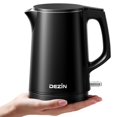 thumbnail image 1 of Dezin Electric Kettle, 0.8L Portable Travel Kettle with Double Wall Construction, 304 Stainless Steel Electric Tea Kettle for Bus, 1 of 8