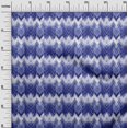 thumbnail image 3 of oneOone Velvet Blue Fabric Flame Stitch Sewing Craft Projects Fabric Prints By Yard 58 Inch Wide, 3 of 4