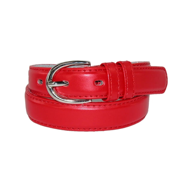 CTM® Ceinture Habillée de Base en Cuir pour Enfant 1 Pouce (Lot de 2)