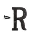 thumbnail image 1 of 3 inch Vintage Decorative Cast Iron Metal Alphabet Letters Wall Sign Hanging Address Name Sign Letter(R), 1 of 5