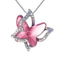 thumbnail image 1 of Jusqu'à 65 % de Rabais SMihono Colliers pour Femmes Dames Collier Papillon en Cristal Collier Pendentif Multicolore Mode, 1 of 2