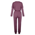 thumbnail image 5 of FAIWAD Ensemble 2 Pcs pour Femme Chandail à Manches Longues à Col Rond et Pantalon de Jogging Long Survêtement Décontracté, 5 of 5