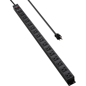 Power Bar 16-Outlet Heavy Duty Surge Protector Power Strip with 5Ft Cord 1020 Joules, Wall Mountable, cSGSus Certified,15A/125V/1875W