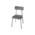 thumbnail image 3 of TOYTEXX 5-Piece Dining Set with Table and 4 Chairs, Gray Wood-Look Tabletop, Metal Frame, Space-Saving Design for Small Kitchens and Apartments, 3 of 6