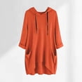 thumbnail image 2 of Timegard Hoodies for Women Plus Size Long Sleeve Drawstring Fall Casual Loose Comfy Blouse with Pockets, 2 of 3