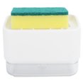 thumbnail image 4 of Dish Soap Dispenser for Kitchen, Dish Soap Dispenser, Soap Pump 2 In1 Press Liquid Soap Dispenser Soap Dispenser and Sponge Holder, Countertop Soap Pump Dispenser Caddy, 4 of 7