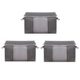 thumbnail image 1 of zanvin Sacs de Rangement pour Garde-Robe, Grands Sacs de Rangement, Bacs de Rangement pour Vêtements, Organisateur de Garde-Robe Pliable, Contenants de Rangement avec Poignées Durables pour Couverture, Couettes, Lit, 1 of 4