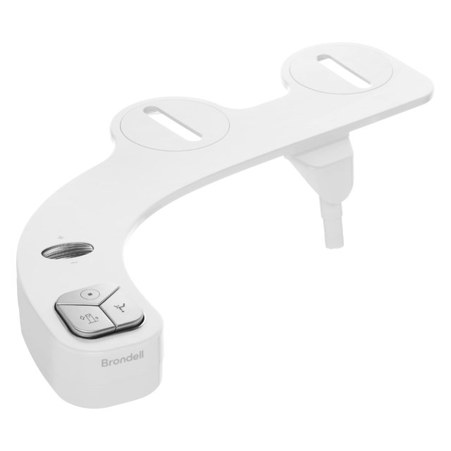 Brondell FSP-150 FreshSpa Thinline Precision Essential Bidet Attachment for Toilet Seats with Adjustable Water Pressure, Side Arm