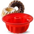thumbnail image 1 of Non-Stick Cake Pan Silicone Round for Jello Gelatin, 1 of 1