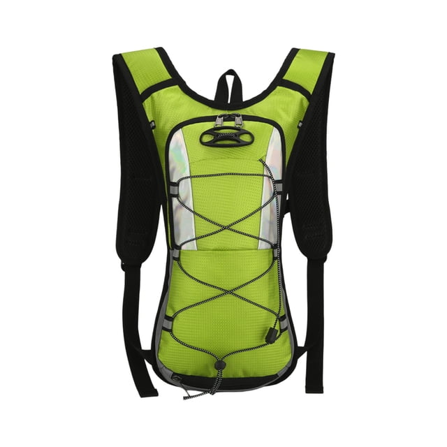 Green Hydration Backpack for Active Lifestyles - Lightweight Water Pack for Running, Skiing, Kayaking - Ergonomic Design with Mesh Pocket for Essentials