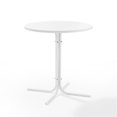 thumbnail image 3 of Afuera Living Steel Metal Outdoor Bistro Table in White Satin, 3 of 7