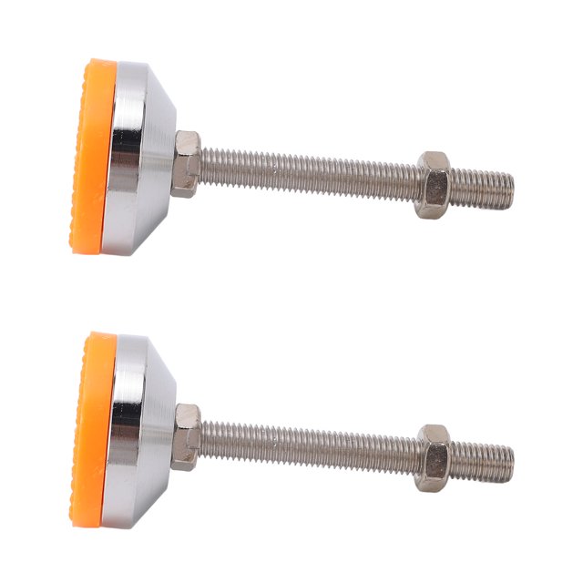 Heavy Duty Leveling Screw Leg, Carbon Steel Nuts M12 Thread Furniture Leveling Feet Yellow For Mechanical Equipment For Factory