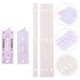 thumbnail image 2 of Miangastore Manivelle de Fenêtre Blanche 2 Pcs 7.9X0.5X0.2in, 2 of 9