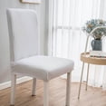 thumbnail image 2 of Dining Chair Covers,Dining Chair Cover Solid Color Brushed High Elastic Chair Cover Soft and Comfortable Chair Seat Cover -Proof and Dirt- Chair Slipcover Suitable for Dining Chair, 2 of 3