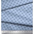 thumbnail image 3 of Soimoi Polyester Crepe Fabric Paper Craft Bird Small Printed Craft Fabric by The Yard 42 Inch Wide, 3 of 3