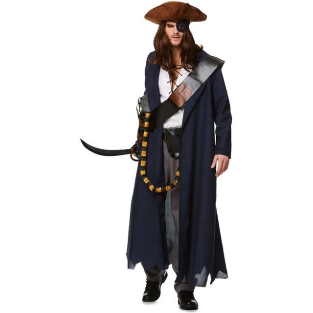 Voyager Pirate Captain Costume | PIrates | Mens Costumes (Large)