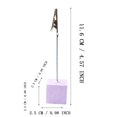 thumbnail image 3 of Color Log Square Message Clip Iron Note Clip Note Clip Desktop Display Postcard Clip Message Clip, 3 of 4