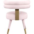 thumbnail image 2 of Meridian Furniture Fitzroy Pink Velvet Dining Chair (Set of 2), 2 of 8