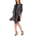 thumbnail image 1 of Cejon Women’s Double-Draped Sparkle-Knit Wraps, Black, 1 of 1