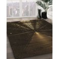 thumbnail image 3 of Ahgly Company Tapis d'Intérieur Lavables en Machine Rectangle Transitionnel Zone Grise de Minuit, 6' x 9', 3 of 7