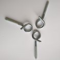 thumbnail image 3 of Safety Screw Hook for Home Use Easy to Install Stainless Steel Silver Color 10pcs Pack, 3 of 8