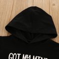 thumbnail image 3 of Honganda Boys Fashion 2-piece Outfit Set Letter Print Hoodie+Ripped Jeans Set, 3 of 9
