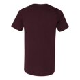 thumbnail image 2 of Bella Canvas Men`s 3001c, L, Oxblood Black, 2 of 2