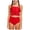 Red, variant on Zanarzt Little Girls Two Pieces Bikinis Girls Swimsuit Bikini Sets 2 Piece Color Block Bathing Suits for Teen Girls Swimwear Red,3-4 Years