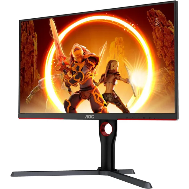 AOC Q27G3XMN Moniteur de Jeu Mini LED 27 Pouces, 2K QHD 2560x1440, 180Hz 1ms, 2X HDMI 2.0, 2X DisplayPort, Hauteur Ajustable, Xbox/PS5/Switch Prêt, 3 Ans Zero-Bright-dot