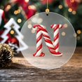 thumbnail image 3 of 26 Letter Ornament Cane Candy Letter Ornament, 3 of 5