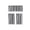 Black, variant on Buffalo check curtains and valances 3 piece sets,Kitchen Curtains Small Coffee Curtains , Light Filtering and Heat Insulating Curtains for Basement Window,39 in