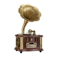 thumbnail image 5 of Retro Gramophone Mini Antique Ornaments European-style Record Player Vintage Record Player Mini Speaker ,Simple Setup, 5 of 5
