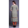 thumbnail image 4 of Bimba Kurtis Droits à Panneaux pour Femmes Robe Kurti Longue Haut Indien Imprimé, 4 of 5