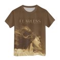 thumbnail image 4 of T-shirt à Manches Courtes pour Filles, Chandails pour Filles 5T, T-Shirt d'Été à Col Rond, Hauts pour Filles Juniors, Coupe Décontractée, Chandails de Base, 4 of 4