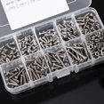 thumbnail image 5 of FAGINEY Assortiment de Boulons, 340 Pcs M3 Vis et Écrous en Acier Inoxydable Kit Assortiment Tête de Poêle, 5 of 5