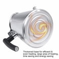 thumbnail image 3 of Stainless Steel Teapot for Pouring Over Coffee, Tea, Hot Water, Flat Base, Induction Stovetop Safe, Fast Boiling, 1.2L Polished, 3 of 8